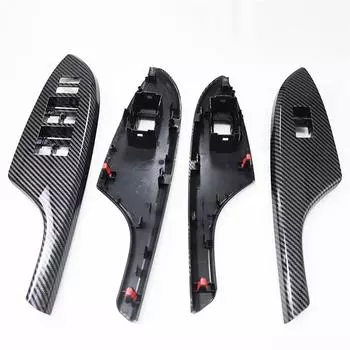 4 шт. Накладка на панель переключателя двери/окна для Toyota Corolla 2006-2013 только для леворульных автомобилей