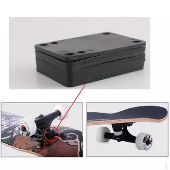 4 шт. накладки для скейтборда, амортизаторы для лонгборда, аксессуары для оборудования Longborad