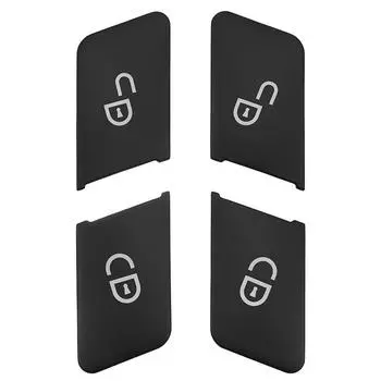 4 шт. Накладки на кнопки переключателя разблокировки двери для Mercedes-Benz W204 W212