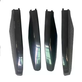 4 шт. Накладки на концы рейлингов багажника на крышу автомобиля, черные, сменные корпуса для Lexus GX470 03-09