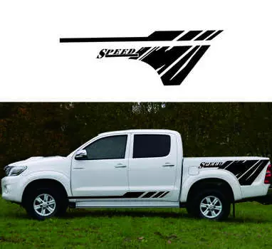 4 шт. Наклейка на бок автомобиля Стильная Для Ford Nissan NAVARA NP300 Авто Виниловая пленка Украшение Наклейка Сделай сам Спортивный стайлинг Авто Тюнинг Аксессуары