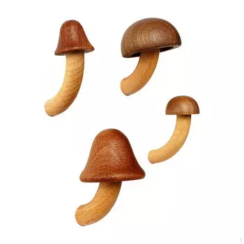 4 шт. Наклейка на холодильник в виде гриба, Наклейка на холодильник в виде гриба, Креативная, Декор для стены спальни, Ручная работа