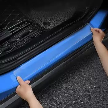 4 шт., наклейка на порог автомобиля, автоаксессуары, наклейка для Kia Carens Ceed Sorento Optima Picanto Rio Cerato Rando Sportage