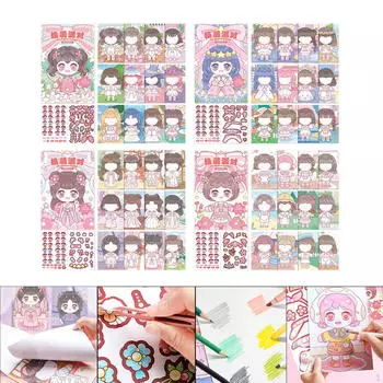 4 шт. наклейки для фейсбука для занятий своими руками, забавных детских скрапбукингов, украшений, коллекционирования