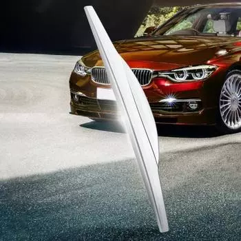 4 шт., наклейки для отделки края двери автомобиля, защита от столкновений, защита от царапин красный