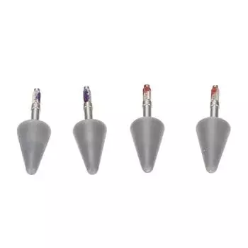 4 шт. наконечники стилуса для планшета, более плавное письмо, гибкие, мягкие, простая установка, наконечники стилуса для сенсорного экрана