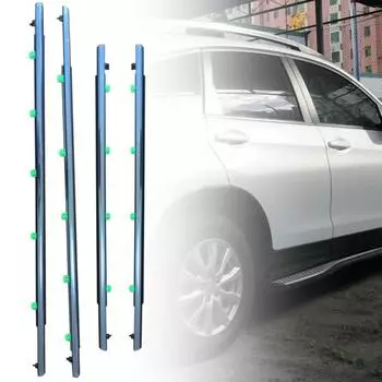 4 шт. наружный ремень уплотнитель окна резиновая накладка для стекла для Honda CRV Electroplate