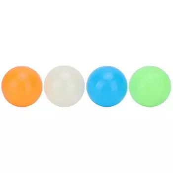 4 шт., настенные игрушки-шарики для снятия стресса, декомпрессионные светящиеся игрушки-шарики для снятия стресса, набор 4 цвета 65 мм 65MM