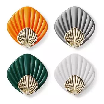 4 шт. настенный крючок самоклеящийся отель гостиная ванная полотенце ключ одежда шарф дырокол бесплатная вешалка держатель