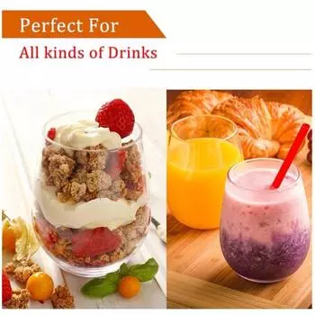 4 шт. Небьющиеся бокалы для вина Небьющиеся пластиковые стеклянные безопасные многоразовые пивные чашки 32