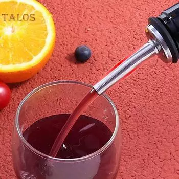 4 шт. носики для розлива, герметичная пробка для бутылок, экологически чистые, практичные, из нержавеющей стали, для розлива спиртных напитков, барные принадлежности, винные аксессуары