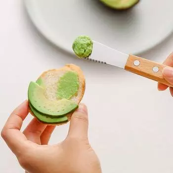 4 шт. нож для масла, маленькие ножи для сыра с деревянной ручкой, мини-лопатка для масла, разбрасыватель крема и джема, детские столовые приборы, посуда