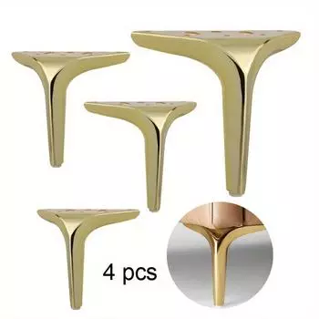 4 шт. ножки для мебели из металла для дома, сделай сам, прочные сменные ножки для книжной полки, дивана, шкафа, стула, дивана, журнального столика, стола, скамьи, тумбочки и т. д.