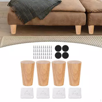 4 шт. ножки шкафа компактный многофункциональный прочный нескользящий стол деревянная мебель Height 8cm