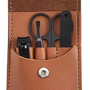 4 шт., ножницы для стрижки ногтей из нержавеющей стали для маникюра и педикюра, дорожный инструмент для ухода за волосами королевский синий