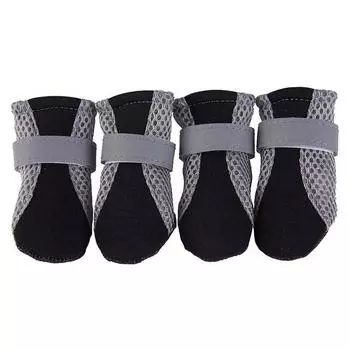 4 шт. обувь для домашних собак щенки уличные мягкие подошвы для кошек чихуахуа резиновые сапоги напольная одежда защита лап домашних животных для маленьких собак