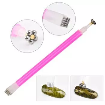 4 шт. очень большие гель-магниты для ногтей с двумя головками для ногтей, многофункциональный магнитный гель для ногтей с кошачьим лаком