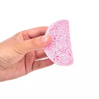 4 шт., очищающие губки для лица из натурального древесного волокна, губка для удаления маски для лица Skin color