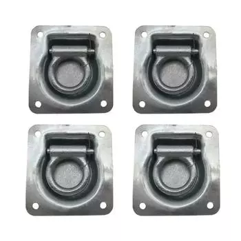 4 шт. оцинкованное железо морского класса, кольцо для люка, защелки, утопленное в поверхность, подъемная ручка, кольцо, тяга, петля для люка на палубе