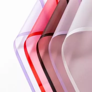 4 шт. однотонная бумага для самостоятельной упаковки, полупрозрачная упаковочная бумага, утолщенная водонепроницаемая, упаковка для цветочного букета 57 * 57 см