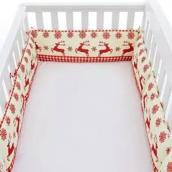 4 шт. ограждение кровати воздухопроницаемая сетчатая подкладка анти-столкновения мягкие накладки легко монтируются мягкая подкладка для боковин мягкие чехлы A