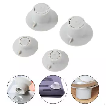 4 шт. охлаждающий угловой коврик для ноутбука, держатель на присоске, аксессуар, серый универсальный рассеиватель тепла