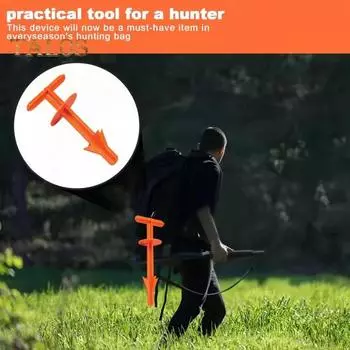 4 шт. охотничий инструмент для вытаскивания задницы, пластиковый аксессуар для полевой разделки оленей, для очистки ануса крупного рогатого скота 4pcs