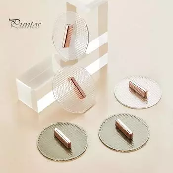 4 шт. Отличные съемные гладкие ручки для ящиков с противопадающими ручками для шкафов, бытовые принадлежности зелёный