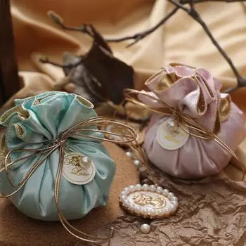 4 шт. пакеты для упаковки конфет в китайском стиле изысканный пакет для упаковки печенья декор для вечеринки Style 2