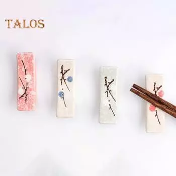 4 шт. палочки для еды красивые элегантные мини прочные снежинки дизайн держатель палочек для ресторана для ресторана