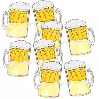 4 шт. пивные бокалы в форме кружки карнавальные очки крутые смешные для фестиваля очки для мужчин