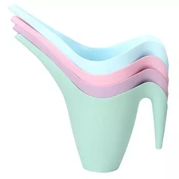 4 шт. Пластиковая лейка для цветов, длинный горшок, чайник для полива, для уличных и комнатных растений