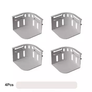 4 шт. Пластиковые держатели для простыней, нескользящие зажимы для держателя простыни для дома серый