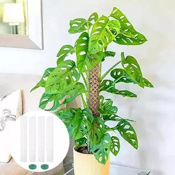 4 шт. пластиковые столбики из мха с крепежной лентой, высокая прочность, стабильность, простота установки