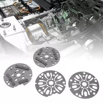 4 шт. пластина клапана компрессора переменного тока, термостойкая, идеальное уплотнение, прокладка клапана переменного тока для компрессора переменного тока Teana