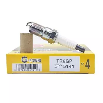 4 шт., платиновая свеча зажигания TR6GP-5141 для Ford Focus II 2004 2005 2006 2007 2012 TR6GP 5141, двигатель автомобиля 4pcs