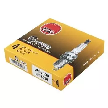 4 шт. платиновых свечей зажигания LFR5AGP 5018 подходят для RAV4 High Lander K5 Smart Run Tealina ix35 Sega 4PCS