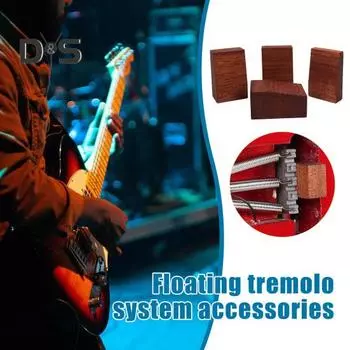 4 шт. плавающие блоки для установки тремоло деревянные слайдеры для электрогитары плавающие клинья тремоло для электрогитары 4pcs