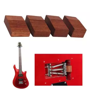 4 шт. Плавающие блоки для установки тремоло, деревянный слайдер для электрогитары, 4 размера, плавающий клин тремоло для деревянной гитары