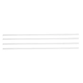 4 шт. Плинтусы для кукольного домика, береза, белая, нежная декоративная отделка для 1:12 Кукольный домик Одинарный