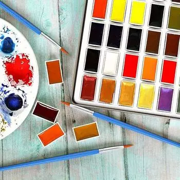 4 шт. плоская головка кисти для рисования акриловой краской художественная кисть для рисования акварелью маленькая кисть лот кисти для рисования