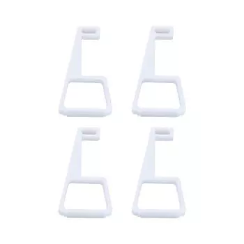 4 шт. Плоские ножки-основания, охлаждающие ножки-подставки, кронштейн-держатель для консоли white-For PS4(old model)-1 set