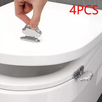 4 шт. подъемник для сиденья унитаза, предотвращающий контактный держатель, подъемные инструменты, аксессуар для ванной комнаты, избегайте прикосновения к