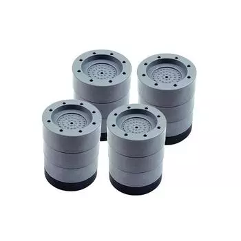 4 шт., подкладки для увеличения высоты стиральной машины, антипробуксовочные подкладки, бесшумный коврик для увеличения скольжения, подставка для сушилки стиральной машины 8,5 см CHINA