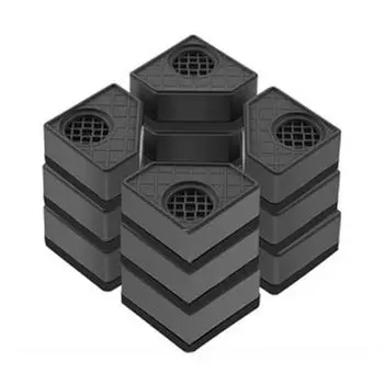 4 шт., подкладки для увеличения высоты стиральной машины, антипробуксовочные подкладки, бесшумный коврик для увеличения скольжения, подставка для холодильника и сушилки 11,5 см CHINA