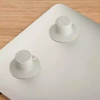 4 шт. Подставка для ноутбука с присоской, повышающая охлаждающая подставка, подходящая для игр, бизнеса, офиса, многофункциональный радиатор A1