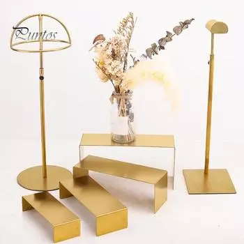 4 шт. подставки для дисплеев, нержавеющие, высокая устойчивость, зеркальная отделка, легко чистить, держатели для хранения ювелирных изделий, косметики, подставки для кексов серебряный