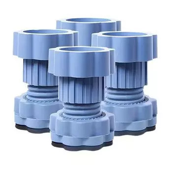 4 шт. Подставки для ног стиральной машины, регулируемая высота, противоскользящая подставка для стиральной машины, амортизация, шумоподавление, стабилизатор ножек