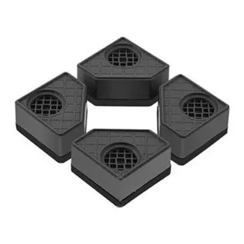 4 шт., подставки для увеличения высоты стиральной машины, антипробуксовочные подкладки, бесшумный коврик для подставки для сушилки холодильника 4,5 см CHINA