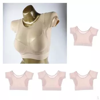 4 шт. подушка для подмышек, удерживающая верхнюю часть, многоразовая и поглощающая пот для